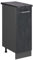 Vicco Apothekerschrank R-Line, Medizinschrank für die Küche, Schwarz Beton, 30 cm AP Anthrazit