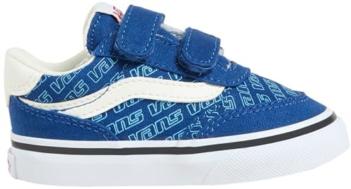Vans Brooklyn LS V, Zapatillas Unisex niños, Retro Logo True Blue 26 EU