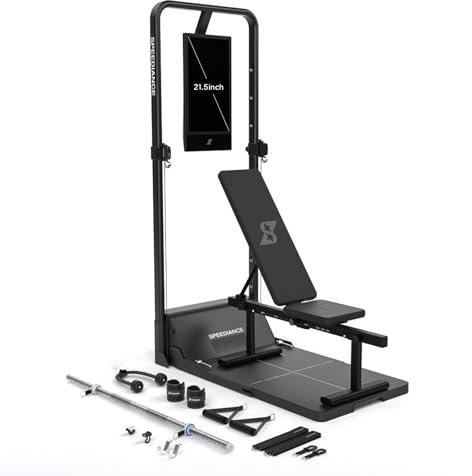 Speediance Gym Monster 2 Smart Home Gym, Upgraded AI-Powered Home Workout Maschine, Multifunktionale Smith Maschine, Ganzkörper-Krafttraining Fitnessgeräte, All-in-One Workout Station(Works Plus 2.0)