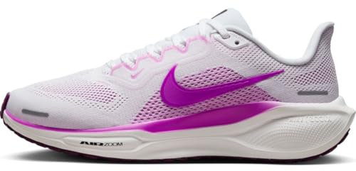 Nike Pegasus 41 Damen Straßenlaufschuh, White/Hyper Violet-Black-Beyond Pink, 38 EU