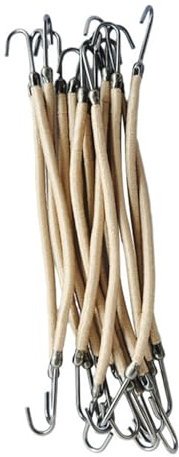 Woedpez Set con 10 ganci elastici per capelli, semplici e pratici, elastici per capelli colorati