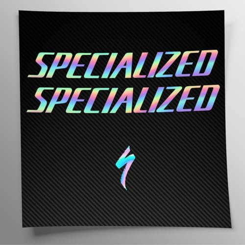 Kit adesivi compatibile con telaio MTB Mountainbike e casco Olografico | decals sticker Decalcomanie bici scritte loghi | Stickersland®