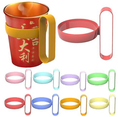 Cup Handle - Replacement Cup Handle, Ergonomic Coffee Cup Handle | Durable Ceramic Mug Handle, Comfortable Cup Handle, Hot Drink Handle, Easy Attach Handle for Use