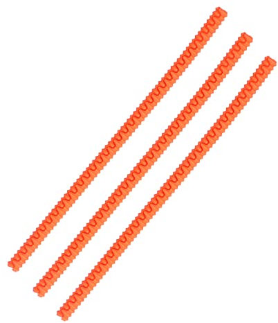 0, Oven Shelf Guard Oven Insulation Strip Baking Microwave Silicone Anti-scalding Strip Oven Parts (Orange)