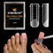 TOROKOM Formes à ongles en Poly Gel pour orteils 120P, Formes doubles longues carrées, Prothèse ongulaire pour pédicure, réutilisables pour faux ongles d'orteils
