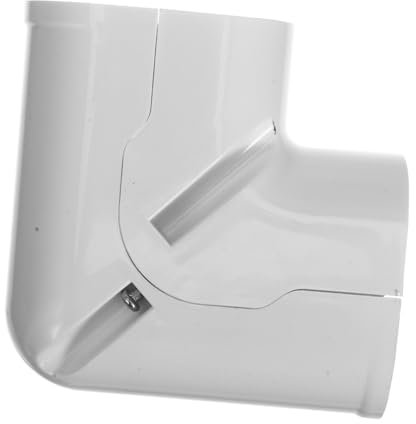 Alipis Duct Cover 90 Degree Bend Black Vent Cap for Air Conditioner Decorative Pvc Tube Cover