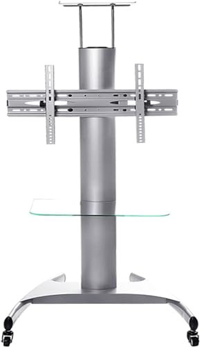 SaryEdge Support TV Roulant, Chariot TV Mobile, Support TV Universel, Chariot TV Mobile, Support TV sur Pied(