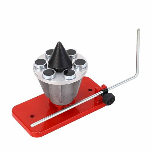 Eacam Lawn Mower Blade Balancer, Alloy Steel Wall Mount Blade Balancer 339075B 42-047 with Magnetic Mount, for Most Blades