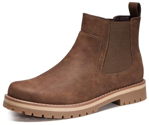 TruVeld Chelsea Boots Men Dress Shoes for Men Business Casual Shoes Men Dress Boots for Men Botas para Hombre Botines para Hombre de Vestir