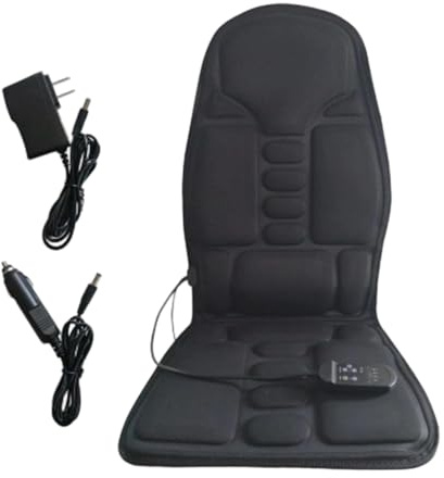 Coussin de massage, électrique, pour chaise de bureau, chauffage à 5 points, pour adultes et personnes âgées, pour temps froid, maison, assise prolongée et travail informatique
