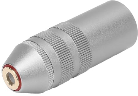 KIMISS XLR to 4.4mm Balanced Adapter - 4Pin XLR Male to 4.4mm Female Connector for Microphones and Mixers - Hi-Fi Performance