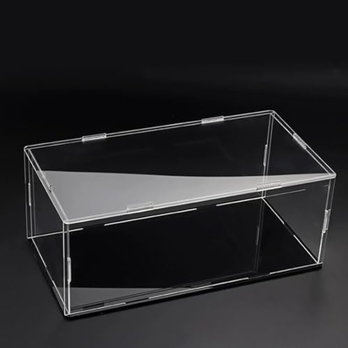 Hoiweqr Staubdichte Vitrine Display Case, Boden Vitrine für Actionfiguren Montage, Transparent, Staubdicht, Acryl-Vitrine Modell-Vitrine für LG Collectibles, Vitrine Klare Kasten(H50cm,LxW 50x50cm)
