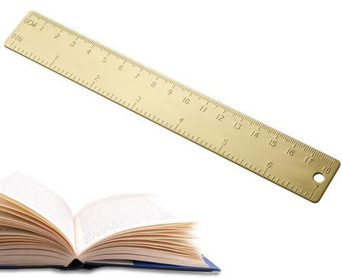 Gerades Lineal 18cm Doppelskala Präzisions Werkzeug
