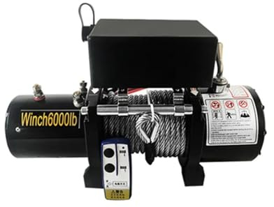 Seilwinde Auto-Tuning Elektrische 2000/3000/4000/4500/6000/9500/12000lb 24v Griff/kabellos Drahtseil ATV Winden for Beachbugg(3000lb handle)