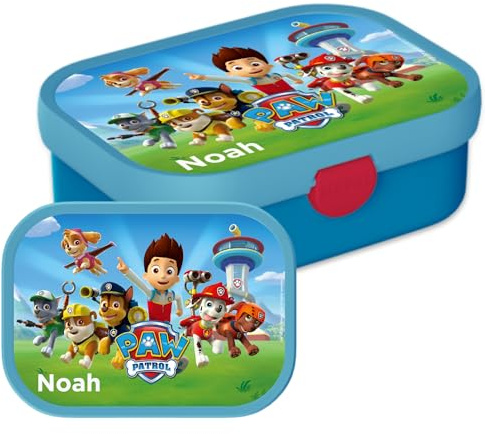 Mepal Campus Lunchbox mit Namen Paw Patrol – 750 ml – Paw Patrol