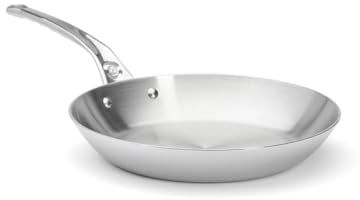 DE BUYER Affiity - Sartén para freír de Acero Inoxidable, con recubrimiento antiadherente, 28 centímetros