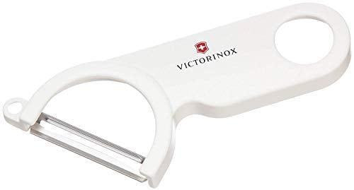 Victorinox Potato Peeler, Vegtable Peeler, Kitchen Utensils, Professional, Dishwasher Safe, Stainless Steel, White