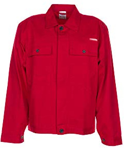 Planam 108 BW 290 Taillenjacke - Optimale Sicherheit und Komfort - Farbe: Mittelrot - Größe: 44