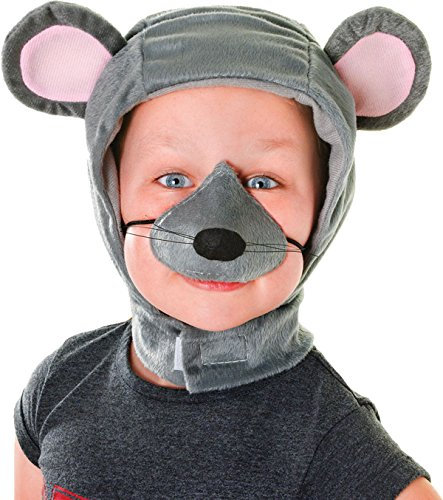 Bristol Novelty DS131 Mouse Set Childs Hood and Nose, Unisex, One Size