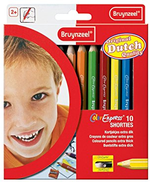 Bruynzeel Sakura 2105K02C Buntstifte, 10 Stück, Rot, Weiß