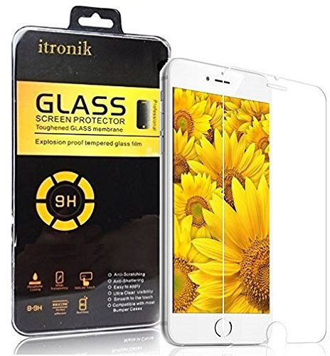 itronik® 9H Hartglas für Apple iPhone 6 6S (4,7) / Displayschutzglas/Display Schutz Folie/Schutzglas/Echte Glas/Verbundenglas/Glasfolie