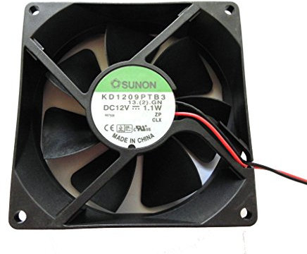 SUNON 90 * 90 * 25 mm kd1209ptb3 12 V, 1.1 W 2 alambre 9 cm ventilador de refrigeración