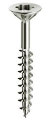 Viti per legno Panelvit testa svasata Torx T20 filettatura totale zing.arg MUSTAD 3,5 x 25 - Confezione da 500 - PVACXP350250C8C