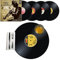 MikaMax – Vinyl Platzsets – Runde Schallplatten Platzsets – Tischdekoration – 3 mm Dick Retro Set aus 4 – Nostalgische Schallplatten – Schwarz – Robuster und Langlebiger Tischschutz