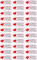 INDIGOS UG Namensaufkleber Kinder Schule - 56x23 mm - Adressetiketten selbstklebend - 066 - liebe - 99 Sticker Adressaufkleber personalisiert - Ordner, Bücher, Hefte, Briefumschläge