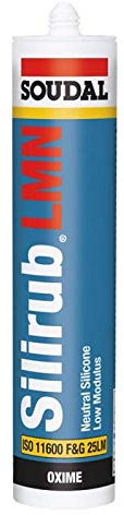 Soudal Silirub LMN Neutral Silicone - 300ml - White