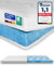 AM Qualitätsmatratzen Premium Gel Topper 80x200cm weich - Made in Germany - Gelschaum Topper 80x200 mit Lyocell Bezug & Antirutsch Funktion - Memory Foam Matratzentopper 80x200 extra hoch