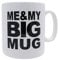 Mug BIG Coffee Mug oversize Huge 28 ounces Mega Size Cup, Extra Large for Big drinks, Office desk decor novelty Gift Coffee Lovers XL Coffee Mug, Secret Santa (ME & MY BIG MUG)