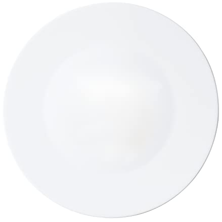 BORMIOLI ROCCO 767136 Grangusto Piatto Multiuso, Opale, Bianco, 33 Cm, Vetro