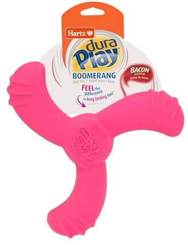 Hartz DuraPlay Bacon Scented Dog Toys, Medium/Large ( Colors may vary ) All Breed Sizes