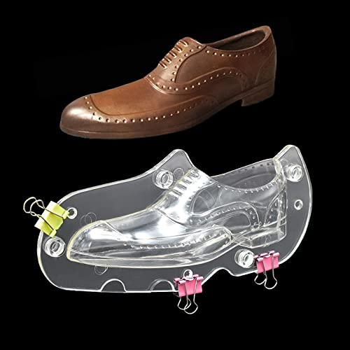 Moules à chocolat 3D en forme de chaussure - Moule en plastique pour gâteaux et gâteaux - Pour la maison, la pâtisserie et les loisirs créatifs