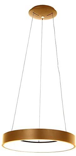 Steinhauer hängelamp Ringlede - textil - metall - 48 cm - Eingebaut (LED) - 2695GO