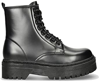 BATA Anfibi da donna con suola platform