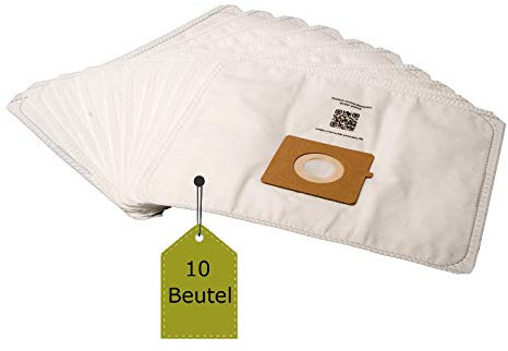 eVendix Lot de 10 sacs d'aspirateur + 1 micro filtre, compatible avec Proline AS 1410 TEL, Swirl Y30(230), jusqu'à 50% d'économies par rapport aux sacs d'aspirateur Proline d'origine