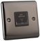 Caradok 1 gang 1 way 3-pole fan switch Black Nickel, Metal Switch