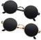 Sonnenbrille Herren Polarisiert Retro Rund 70er Kleine Größe Hippie Brille Damen 100% UV-Schutz Cat 3 CE