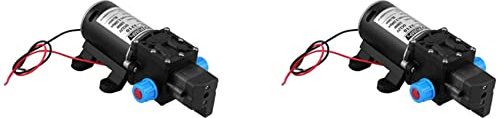 Jojomino 2X Pompe A A Amorcage Automatique A 12V 100W Bateau de Camping de Caravane de 160Psi 8Lpm