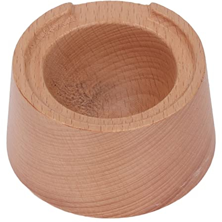Remplisseur de Poudre de Capsule de Café Réutilisable, Support de Recharge de Capsule de Café en Bois de Hêtre, Support de Recharge de Dosettes Nespresso Vertuo, Outil de Remplissage Capsuable Léger E