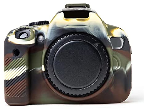 Camera Accessories Soft Silicone Protective Case for Canon EOS 600D(Black)(Yellow)(Red) (Color : Camouflage)