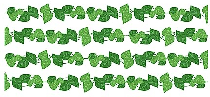 TapetenbordüRe Selbstklebende BordüRe Wand Wohnzimmer Tapeten Fliesenaufkleber Bad Dekoband Selbstklebend Grüne Blätter 2St 30x60cm
