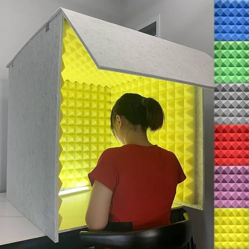 V3VOGUE Tragbare Tonaufnahme, Schallabsorbierende Und Geräuschreduzierende, Tonaufnahme-Vocal Booth Box, Tonaufnahme, Vocal Booth Box, Mikrofon Isolation Shield Für Desktop, Einfachzusammenbauen