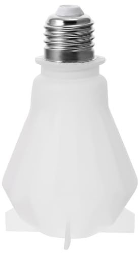 STOBOK 1 Satz Glühbirne Schimmel Silikonformen Desktop- Seifenschale Epoxidharz Harz Epoxid DIY lampe birne handwerk form Glühbirnenform selber machen Kristall Weiß