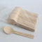 ZXH Mini cucharas agitadoras de madera personalizadas grabadas con láser para helado, pasteles, postres, pequeñas cucharas de café biodegradables, cucharas de té, abedul ecológico (50 unidades)