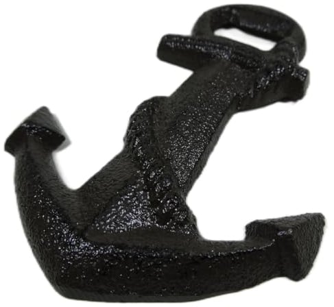 Generisch Gusseisen Flaschenöffner Anker 13 x 8.5 cm Maritim Öffner Figur Deko SRBG J193
