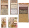 180 Stück Scrapbooking Sticker, Vintage Scrapbook Papier Scrapbooking Zubehör, Beschreibbar Journal Sticker für Fotoalbum, Kalender, Stempel, Notizbuch Tagebuch, DIY