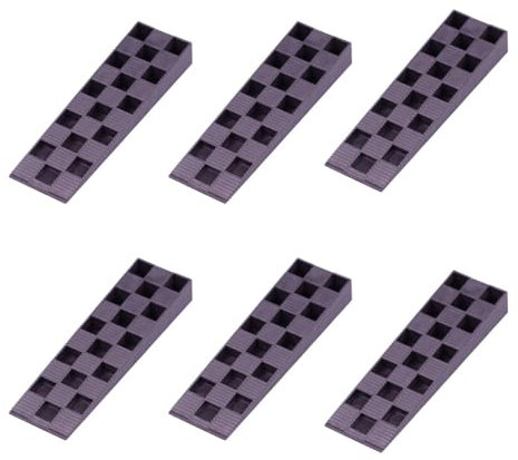 ALUCON Kunstoffkeile 94 x 44 x 14 mm - Keil für Fenster und Fliesen Boden Türen - Fensterkeile für Kunststofffenster - Montagekeile für Fenstermontage - Schwarz 500 Stück